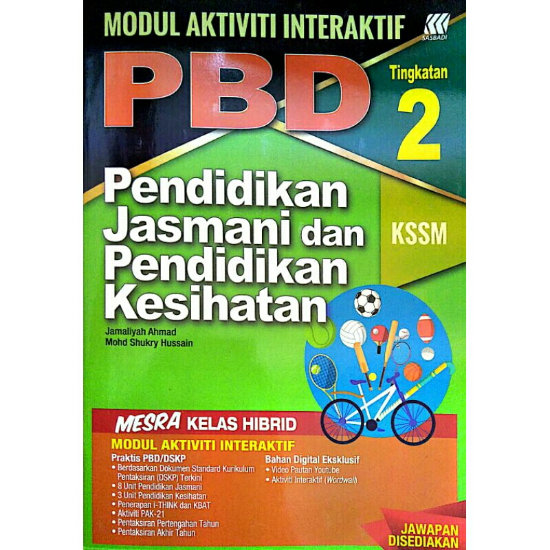 Modul Aktiviti Interaktif PBD PJK Tingkatan 2 | Shopee Malaysia