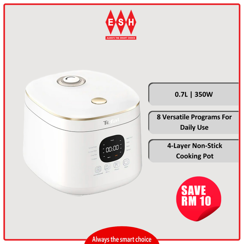 Tefal RK5151 0.7L Rice Mate Mini Fuzzy Logic Rice Cooker Shopee Malaysia