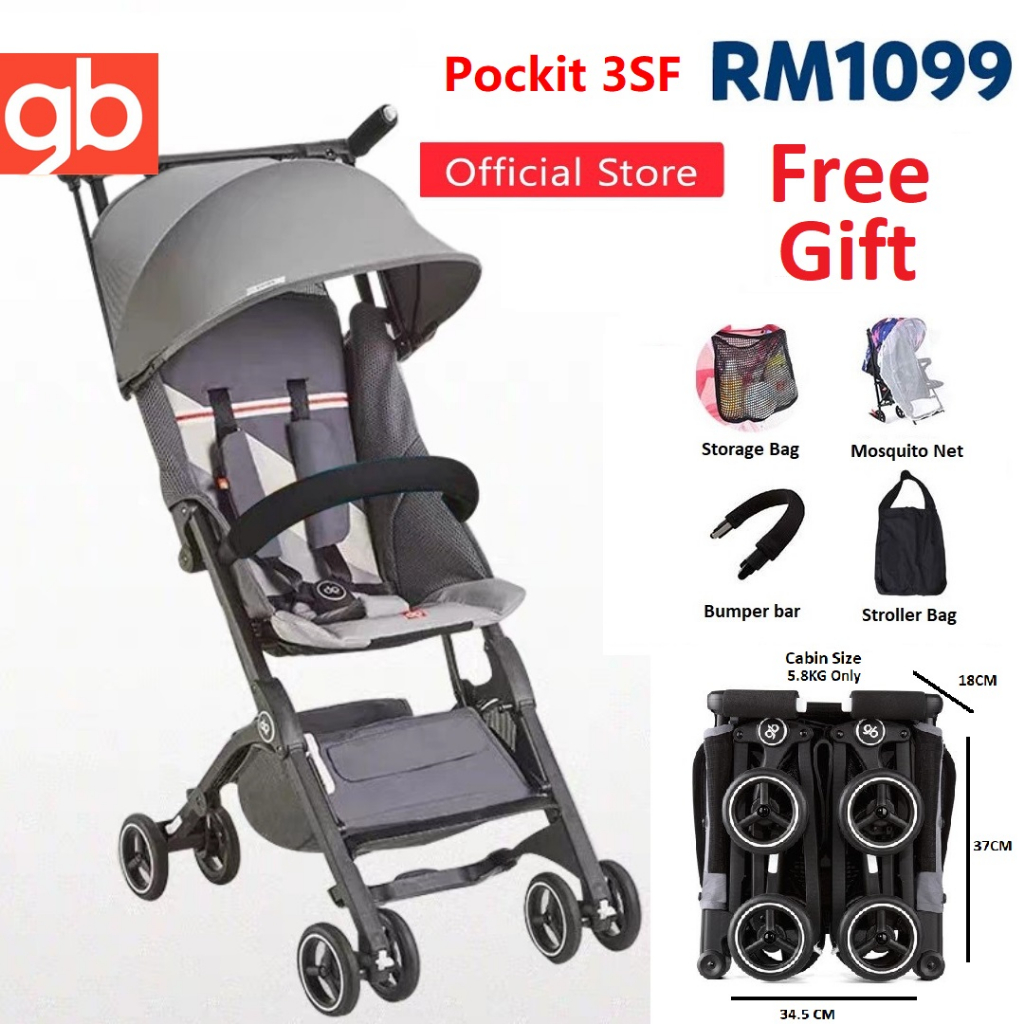 Pockit on sale stroller size