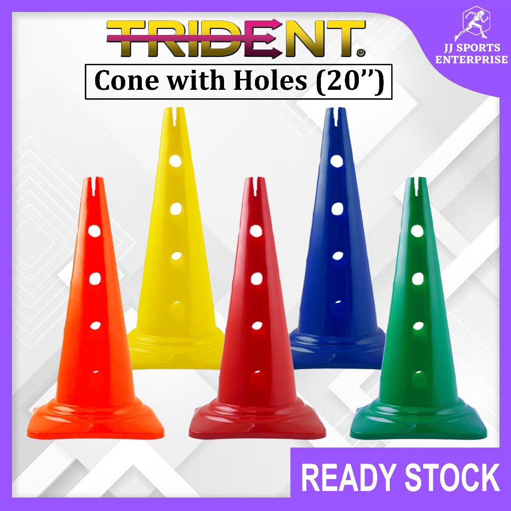 Trident Training Cone With Holes 20” Agility Speed Markers Cone Kon ...