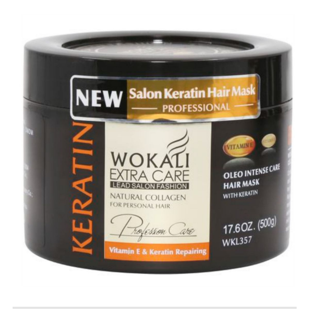 Wokali Extra Care Natural Collagen For Personal Hair Mask 500g | Shopee ...