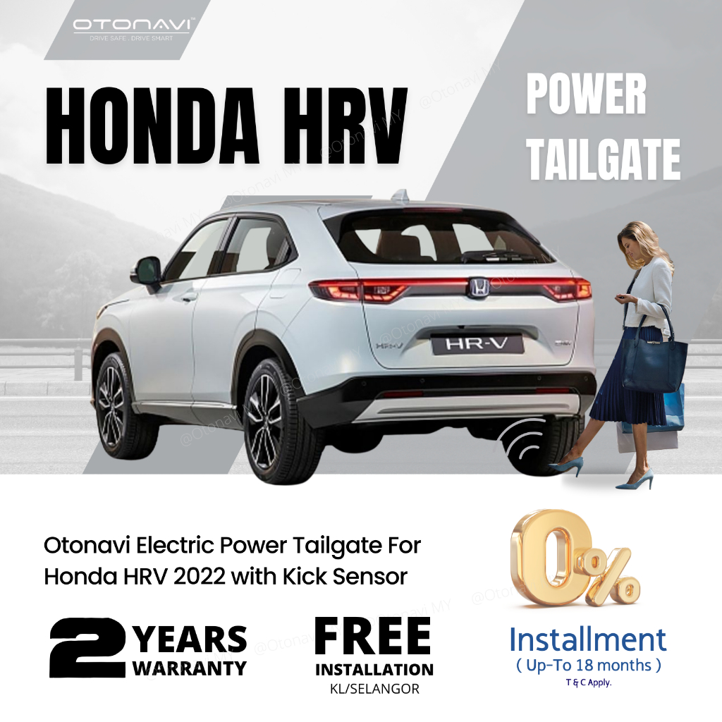 (Ready Stock) Otonavi Honda HRV 2022 Electric Power Tailgate Powerboot