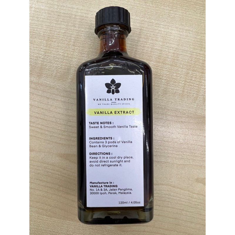 VANILLA TRADING Vanilla Extract 120ML | Shopee Malaysia