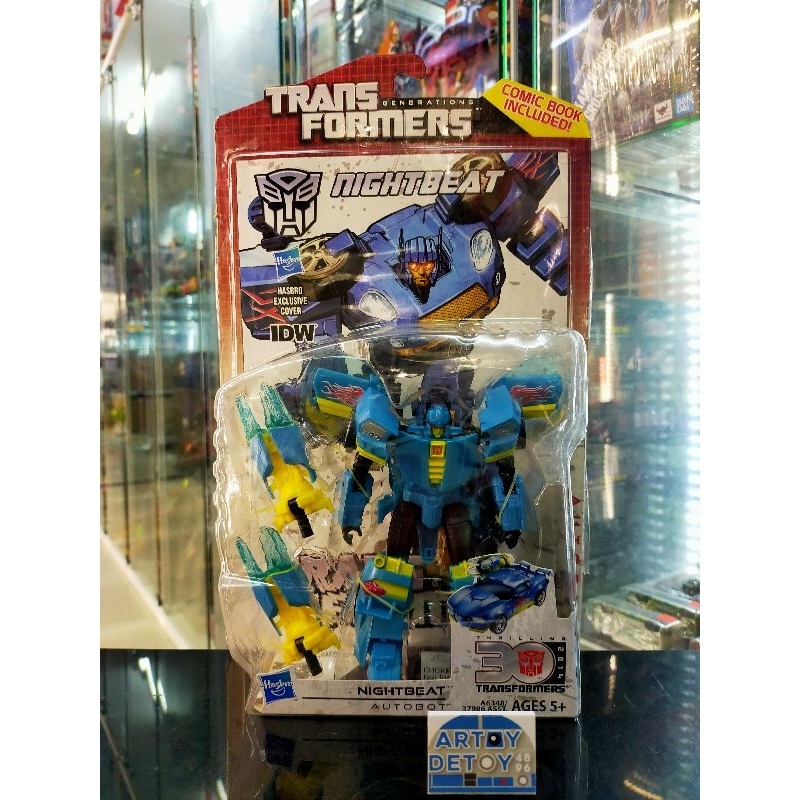 Transformers Generation Deluxe IDW Nightbeat with Comic Shopee Malaysia