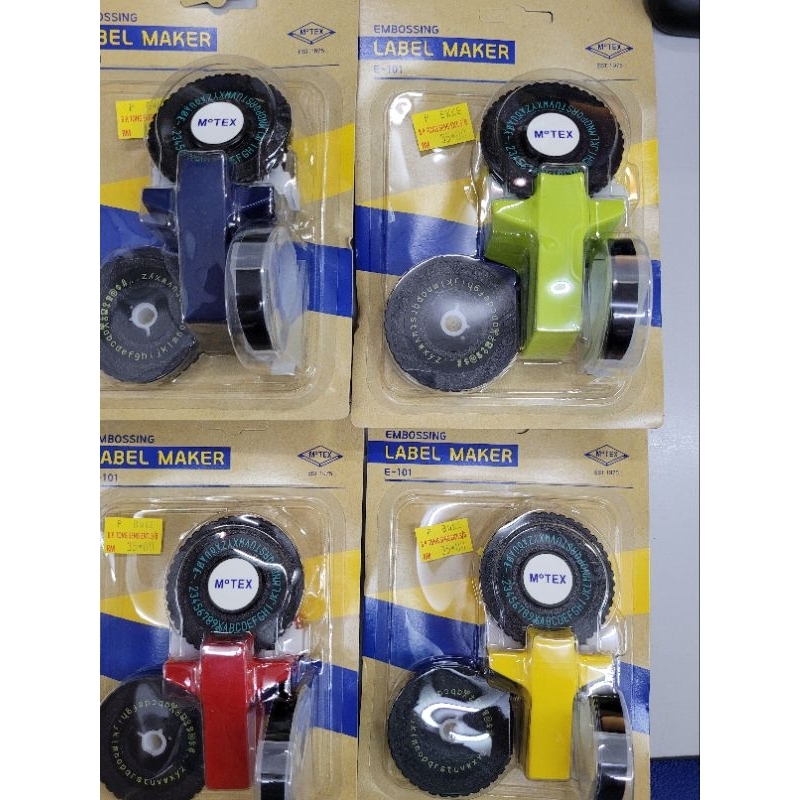 DIY Label maker Motex Embossing Labelmaker Typewriter FREE 1 ROLL ...