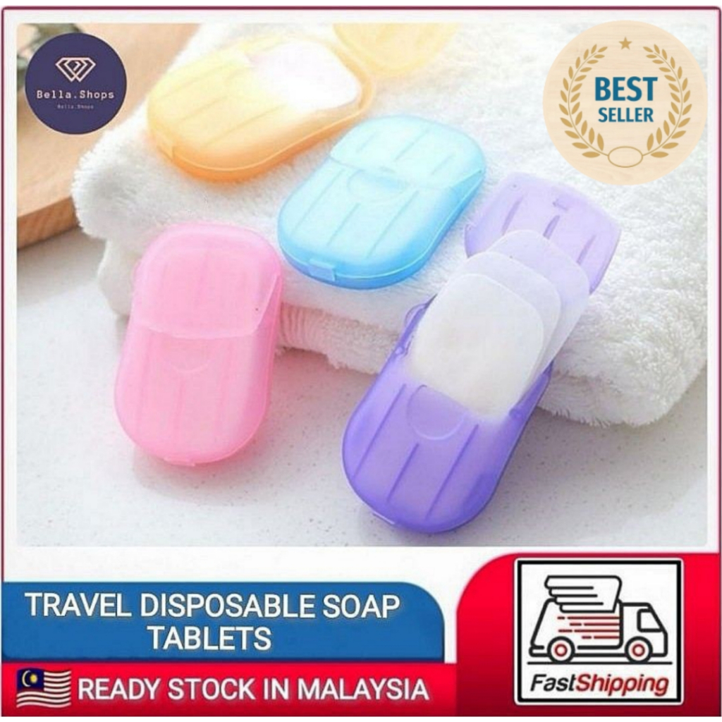 Travel Disposable Soap Tablets / Portable Hand Soap Tables * 20pcs/box ...