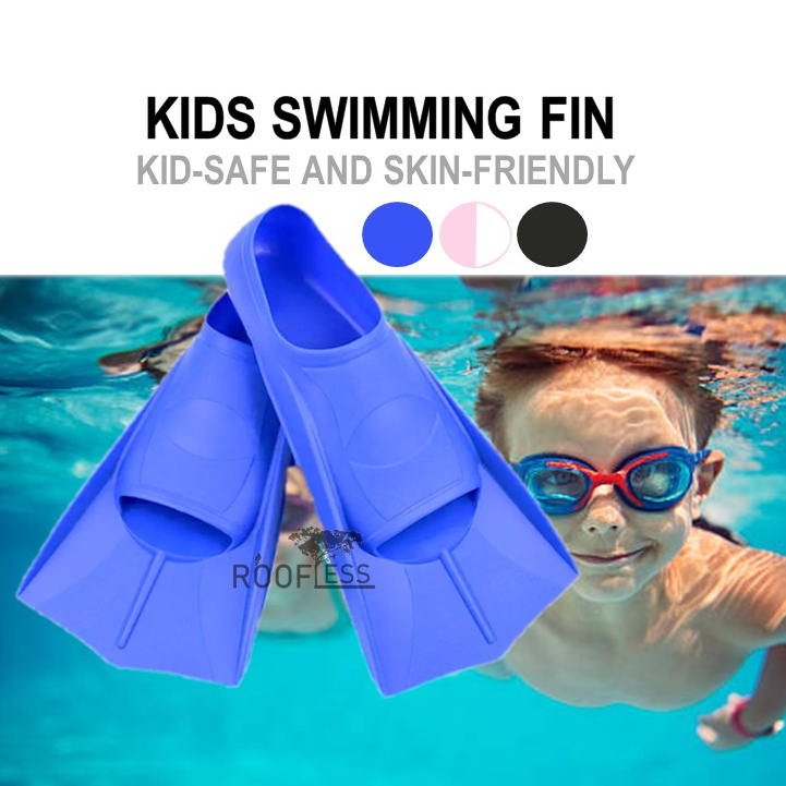 ROOFLESS Swimming Fin Kids Swimming Fins For Kids Swim Fin Kids ...