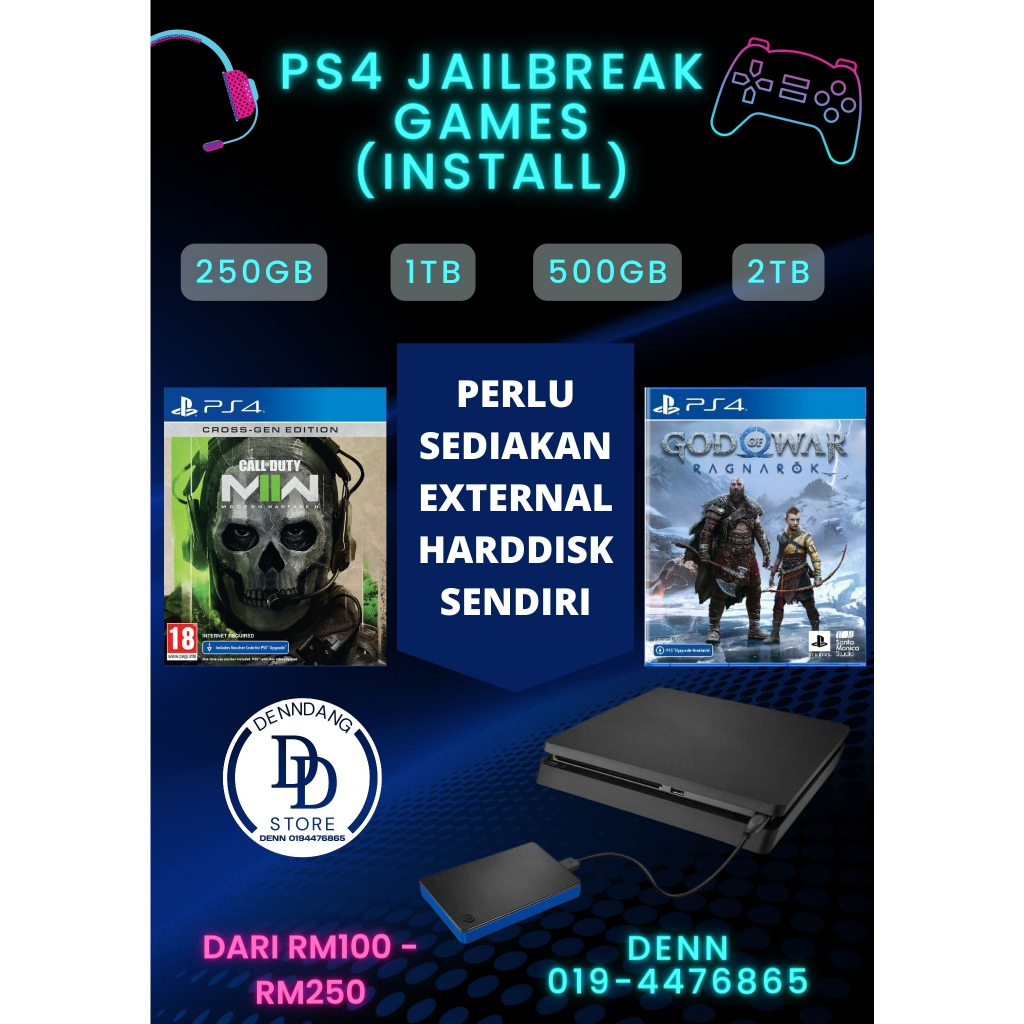 PS4*** PS4 JAILBREAK / PS4 9.00 / PS4 ( INSTALL GAMES) / PS4 (ISI GAMES) |  Shopee Malaysia