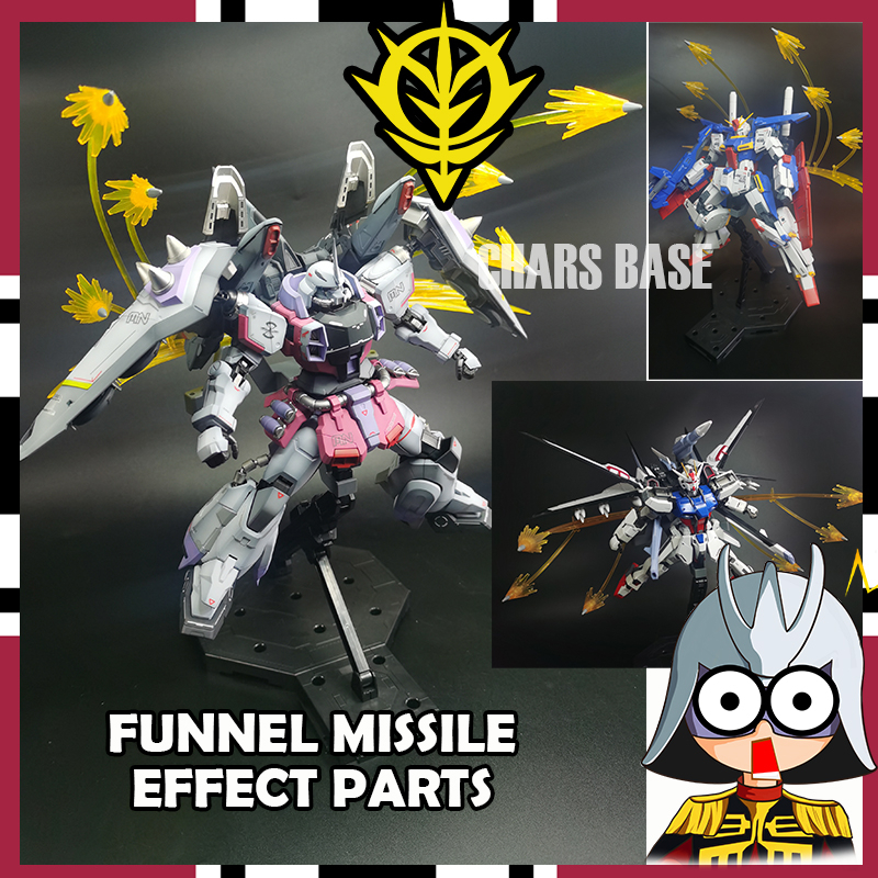 MG ZETA ZAKU FAZZ XI FUNNEL MISSILE EFFECT PARTS | Shopee Malaysia