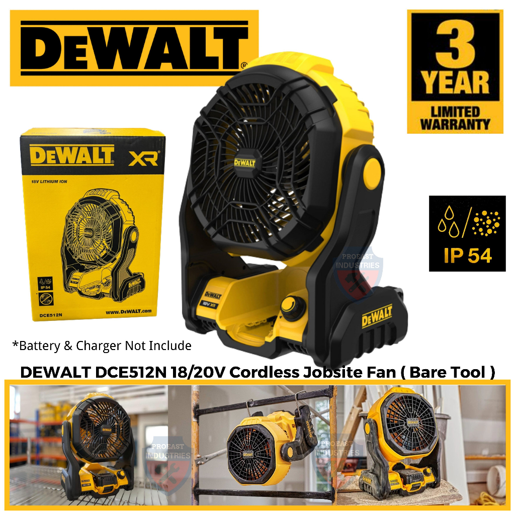 Dewalt fan online 18v