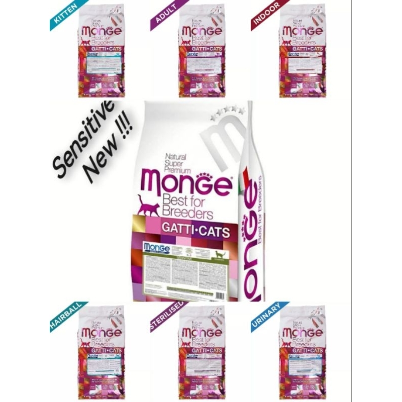 Monge Super Premium Cat Food 10kg Shopee Malaysia