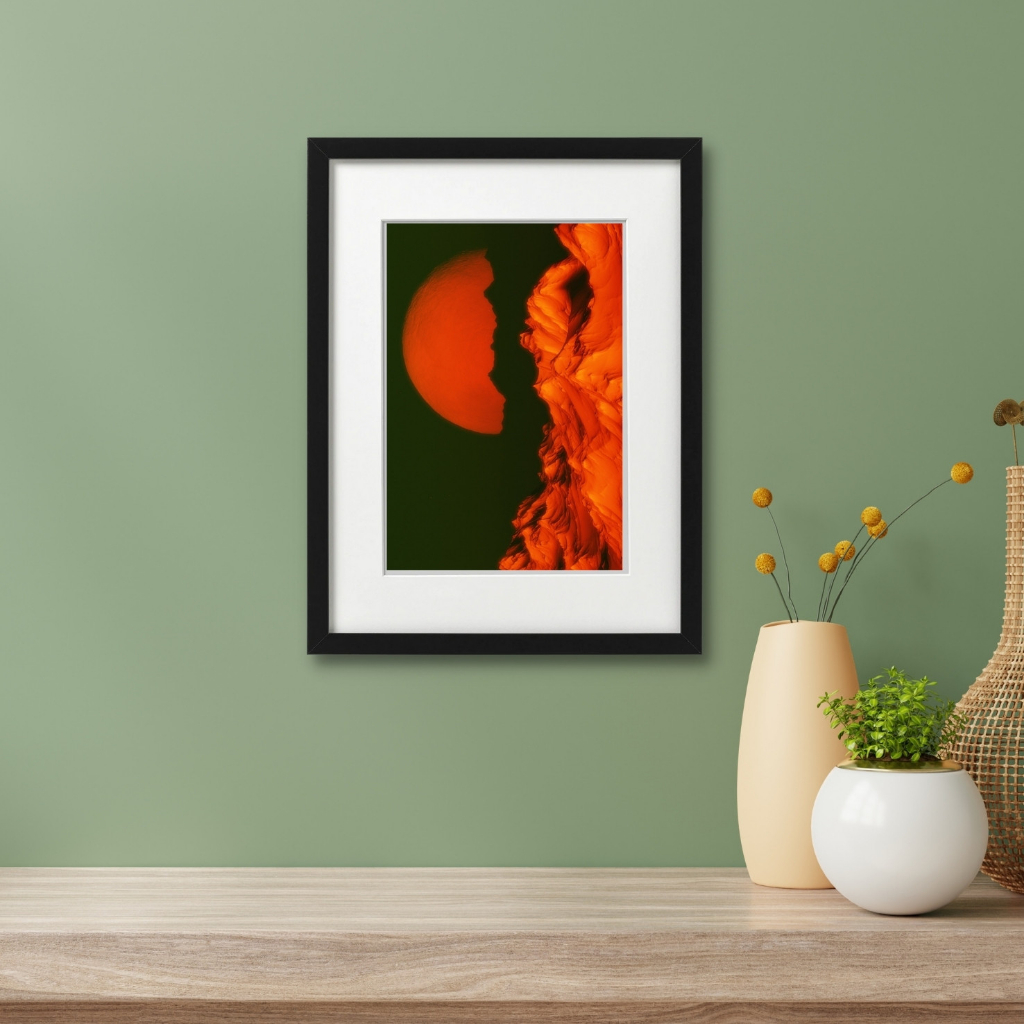 Ikea Rodalm F23 wall deco 30 x 40cm including picture / gambar poster ...
