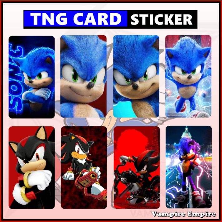 Sonic ( Series 1 ) - Touch n Go Card Sticker Cover (Waterproof, High ...