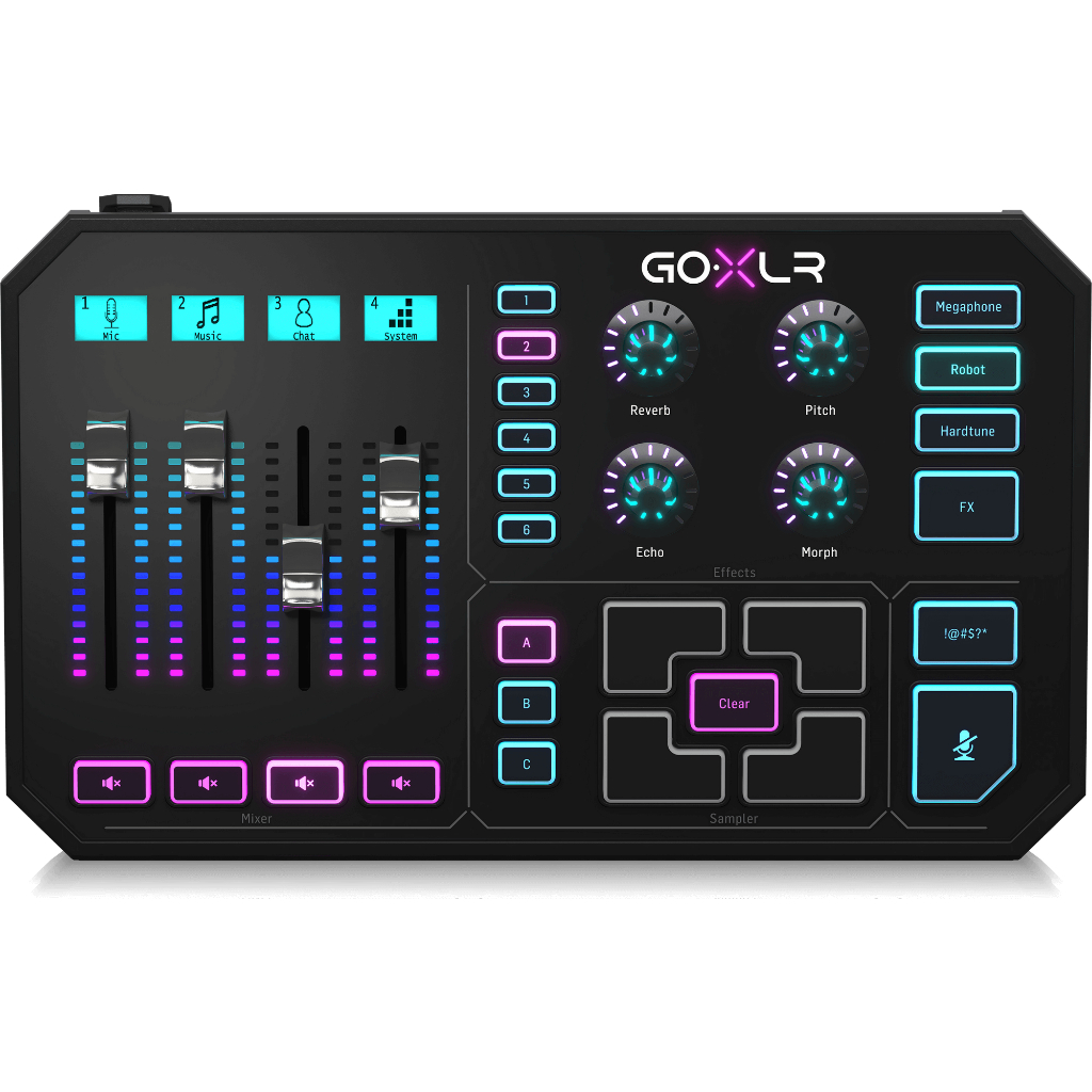 TC Helicon GoXLR Revolutionary Online Broadcaster Platform with 4
