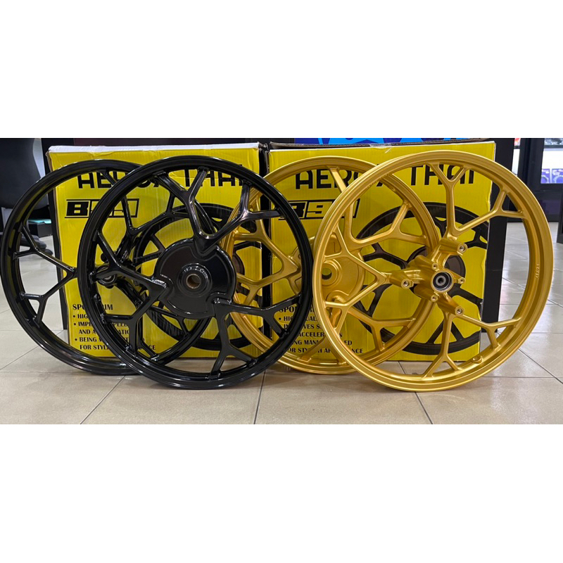 (READY STOCK）AEROX THAI CNC RIM 100% ORIGINAL NVX-155 V1/V2 RIM 1.60/1. ...
