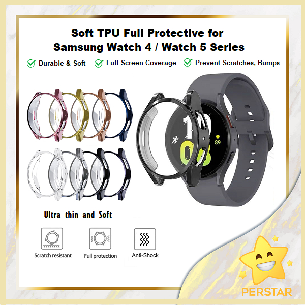 Samsung Watch 4 Watch 5 Watch 5pro Full Protective Soft Tpu Cover Case
