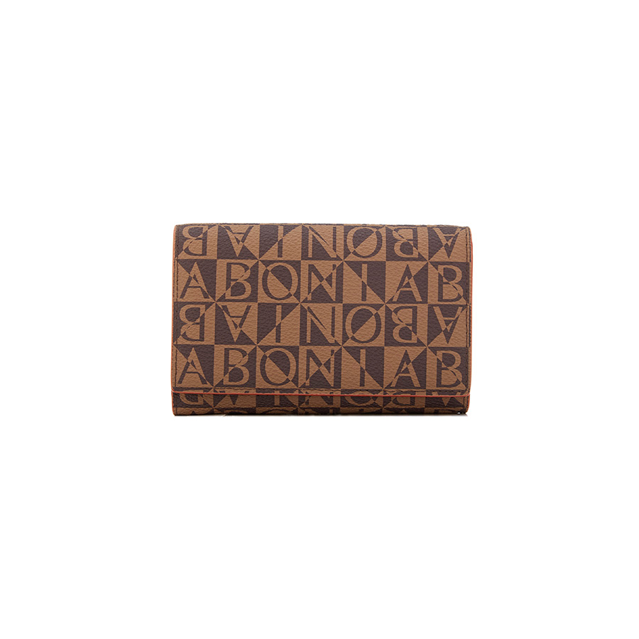 Lydia Monogram 2 Fold Short Wallet Honeycomb