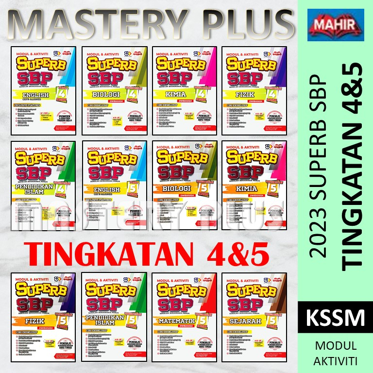 SUPERB SBP TINGKATAN 4&5 FIZIK,KIMIA,BIOLOGI,SEJARAH,ENGLISH,MATEMATIK ...