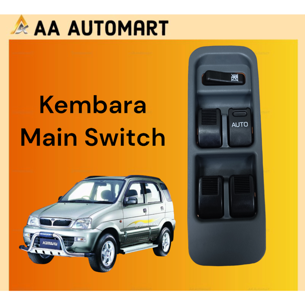 Perodua Kembara Power Window Main Switch Suis tingkap Master switch