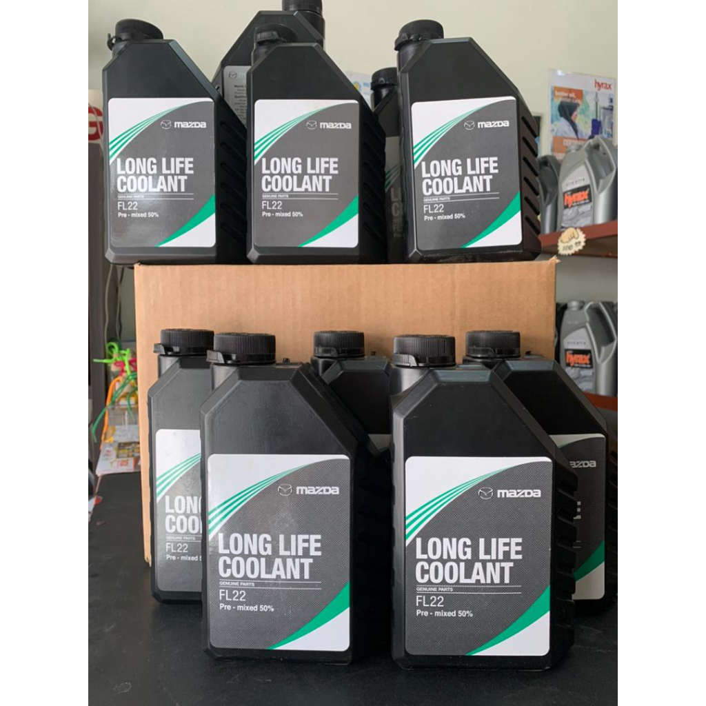 Mazda Genuine Long Life Coolant FL22 - Green Color (Pre-Mixed 50% ...