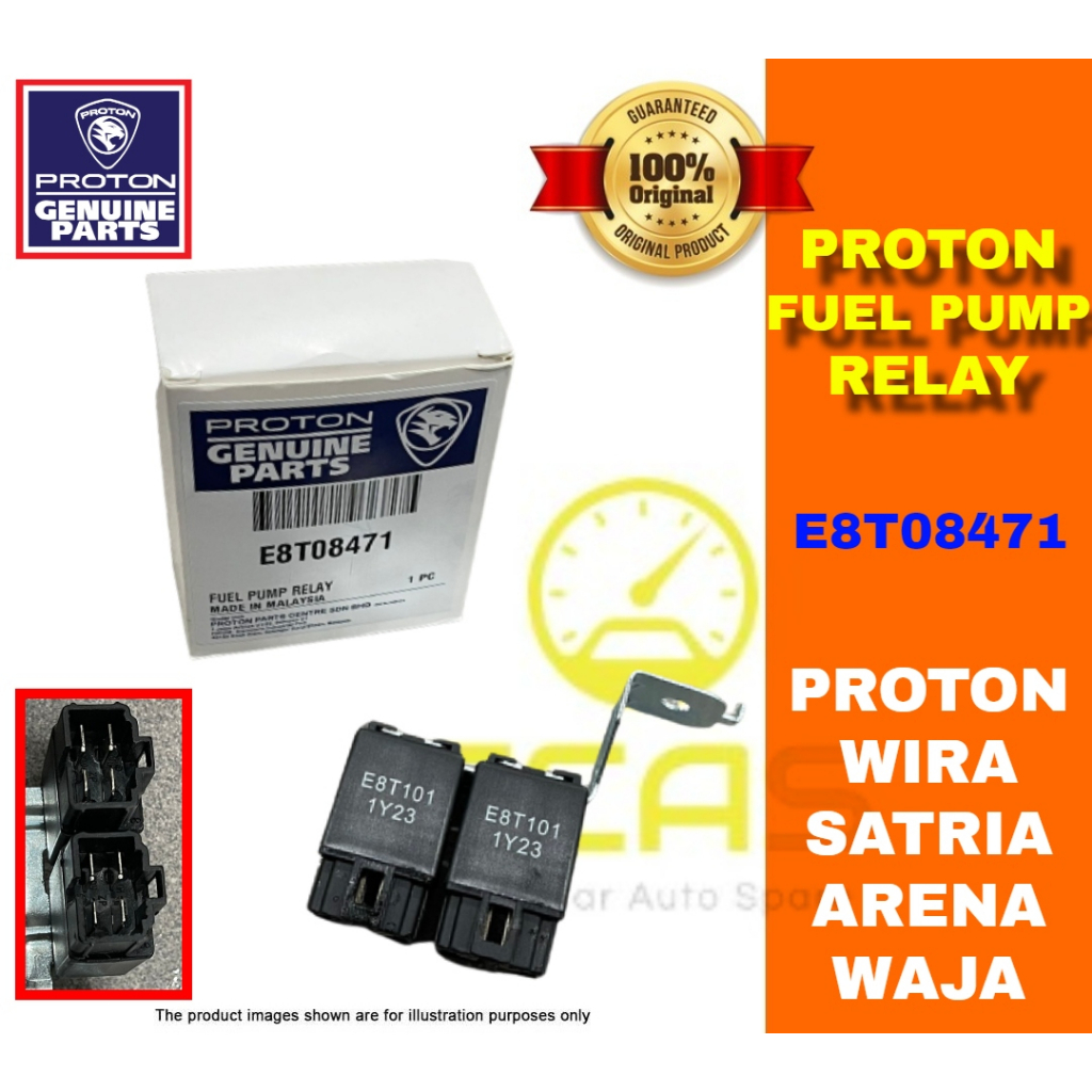 100 ORIGINAL FUEL PUMP RELAY PROTON WIRA SATRIA ARENA WAJA E8T08471 Shopee Malaysia