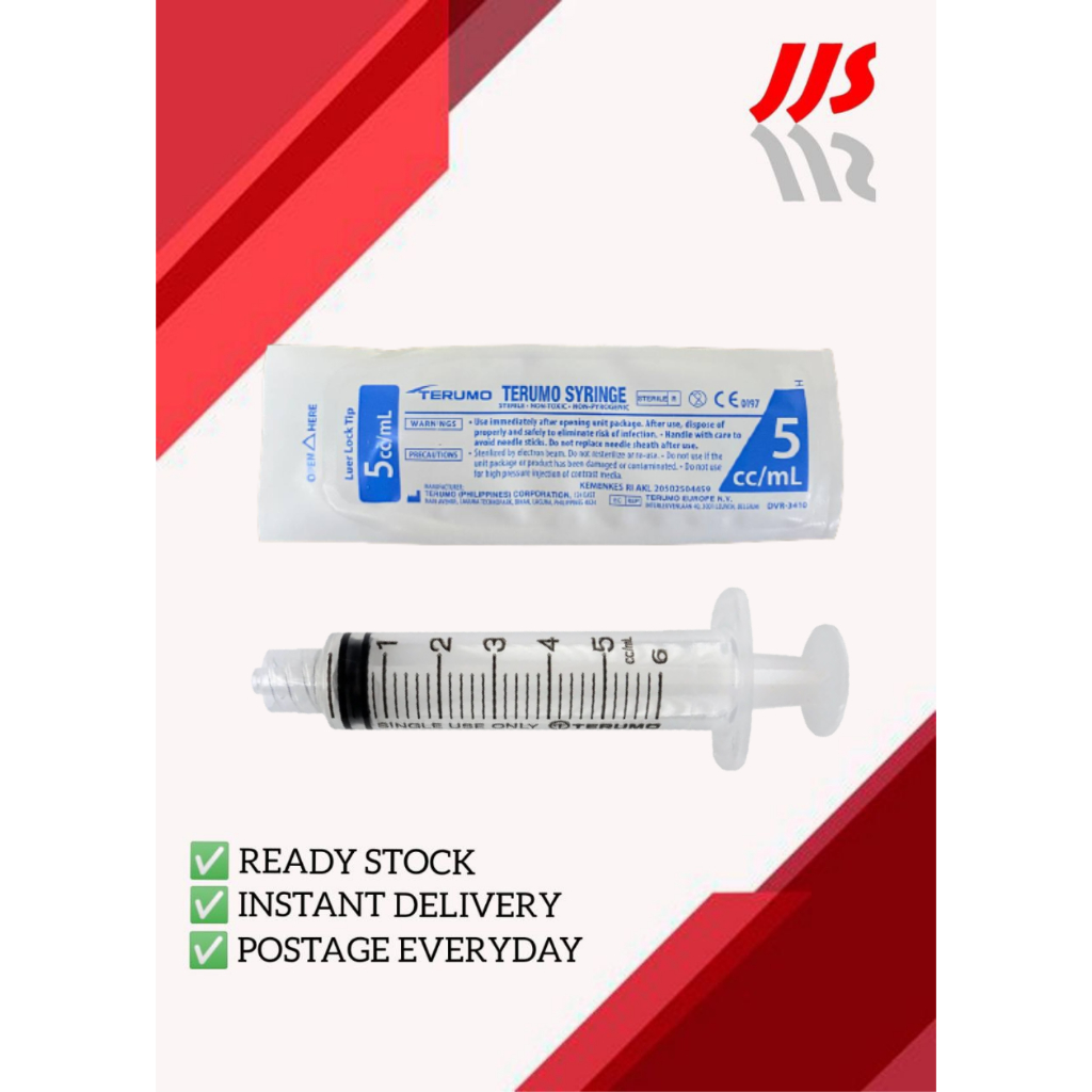 TERUMO SYRINGE without Needle (5 cc/ml) Shopee Malaysia