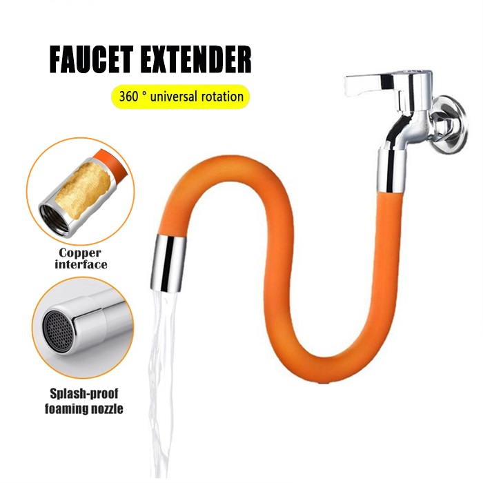 MKR 20/30/50cm Universal Faucet Extension Extender 360°Free Bending