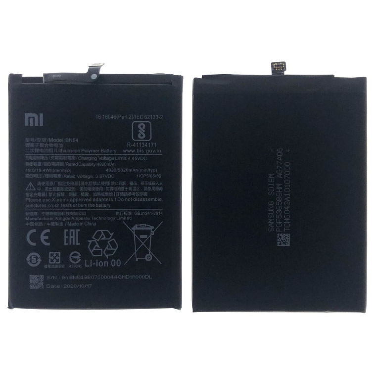 XIAOMI REDMI 9 NOTE 9 BN54 BATTERY BATERI | Shopee Malaysia
