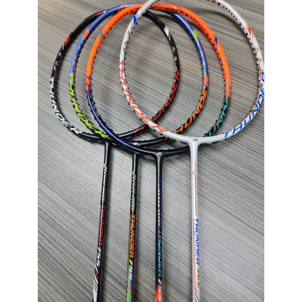 POWERMAX THUNDER 755 5U & 3U BADMINTON RACKET | Shopee Malaysia