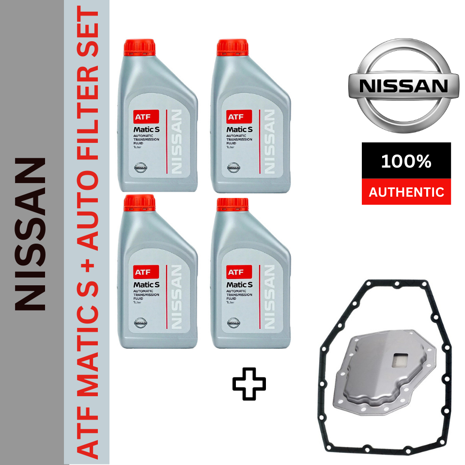 Nissan MaticS 1L Automatic Transmission Fluid x 4 bottles + ALMERA N17