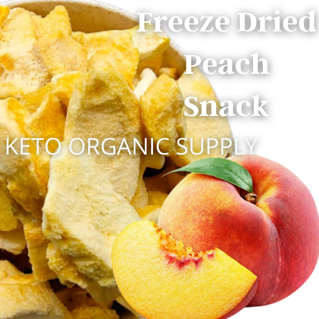 Freeze Dried Peach Snack 黄桃脆 | Crispy & Crunchy Healthy Snack Yellow ...
