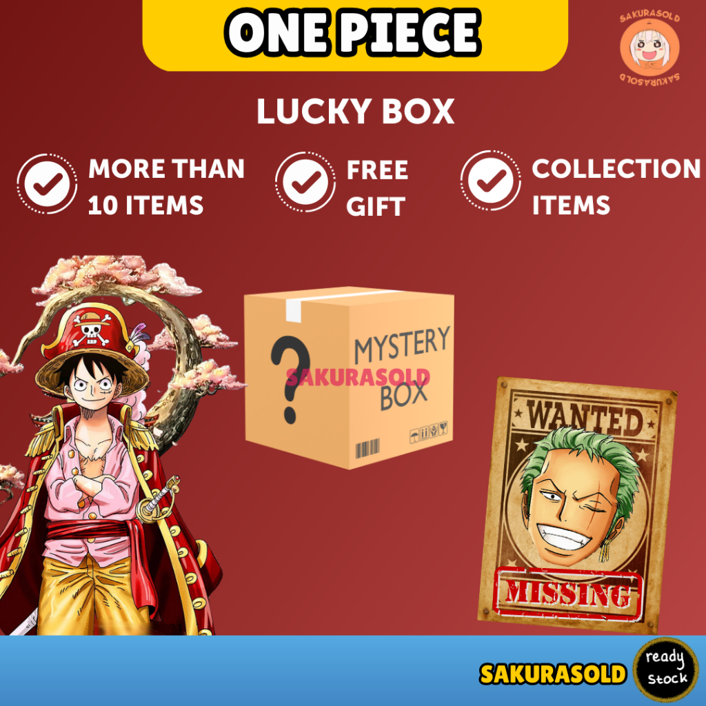 One Piece Set Box One Piece Gift Box Surprise Box One Piece Luffy Zoro