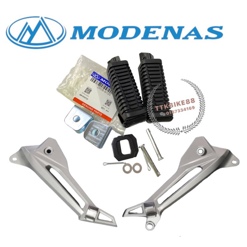 FOOTREST BRACKET REAR & FOOTREST STD KRISS110 MR3 KRISS100 KRISS120 MR1