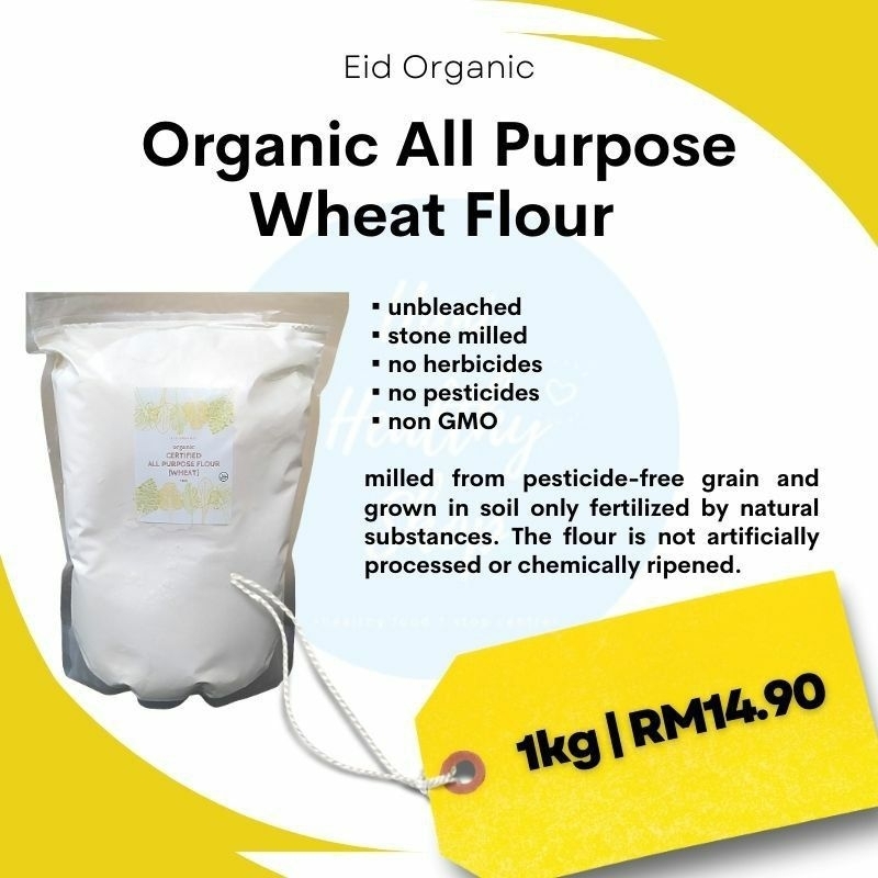 ORGANIC CERTIFIED ALL PURPOSE FLOUR (WHEAT) EXPIRED JUN 2024 Shopee