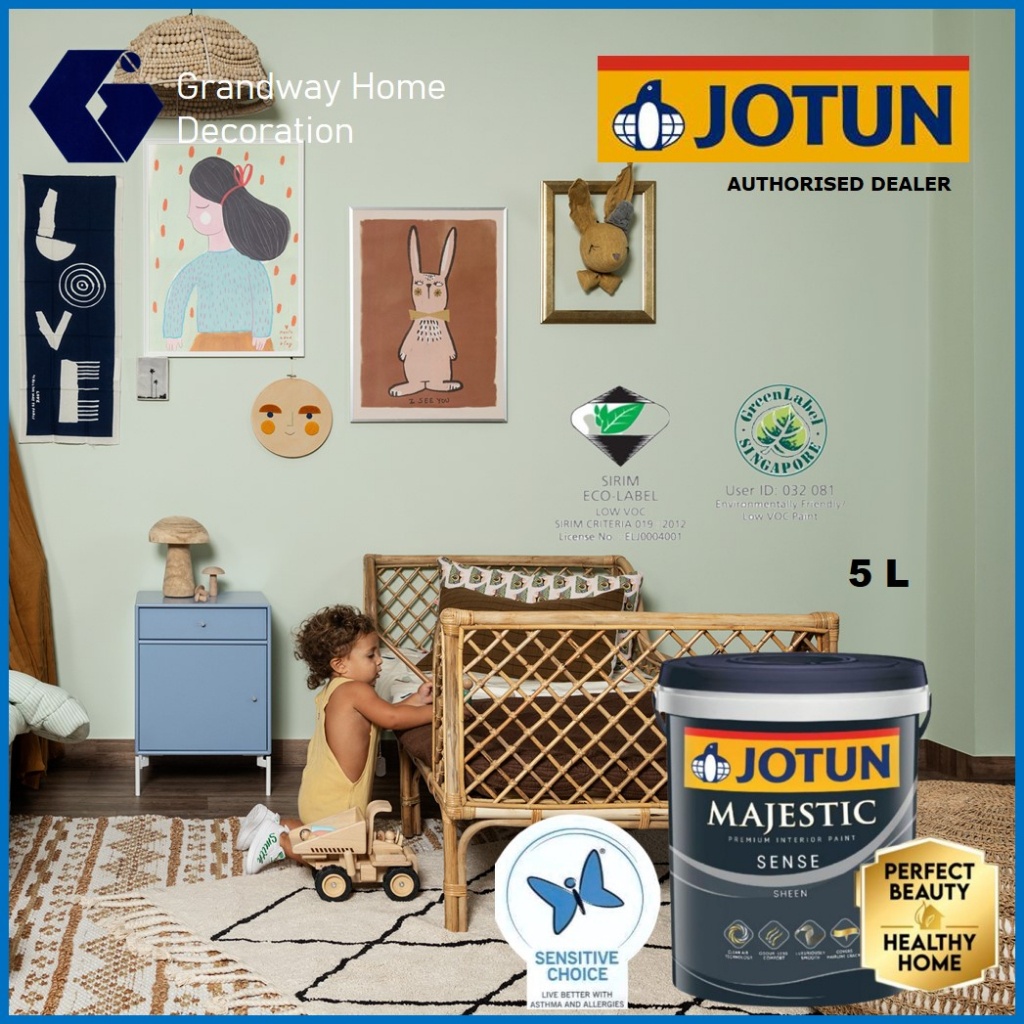 5L Jotun Majestic Sense Asthma friendly and Allergy Friendly Kids