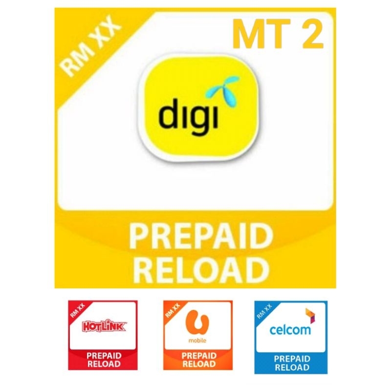 DIGI UMOBILE HOTLINK CELCOM Reload Top Up RM 5, 10, 15, 20, 30, 35 *NO ...