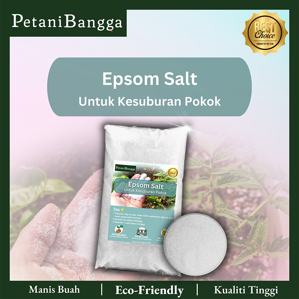 2KG Epsom Salt (Magnesium Sulfate) untuk kesuburan pokok Shopee Malaysia
