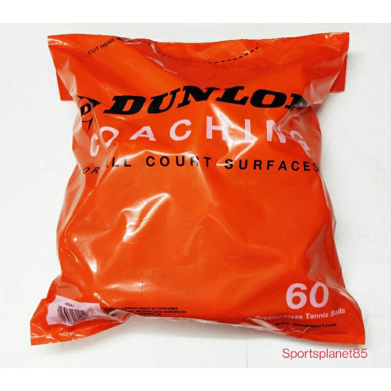Dunlop Coaching Tennis Ball (60pcs balls in a bag) Shopee Malaysia