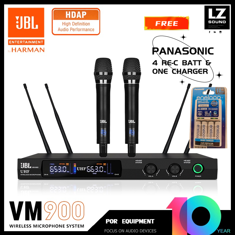 JBL VM300 wireless microphone system Shopee Malaysia