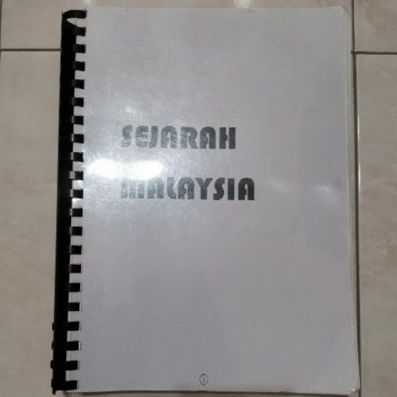 Buku Nota Sejarah Sem 3 Sejarah Malaysia And Asia Tenggara [stpm