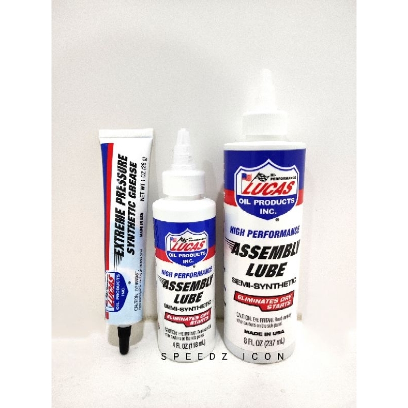 Lucas Engine Assembly Lube SemiSynthetic Extreme Pressure Synthetic