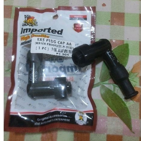 EX5/C70/GBO/FAME/KRISS/Y80/Y100/Y110/RXZ PLUG CAP RUBBER 100% (WATER ...