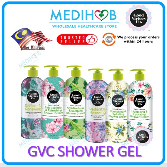 GVC Good Virtues Co. Body Wash Shower Cream Sabun Mandi Gel Habbatus