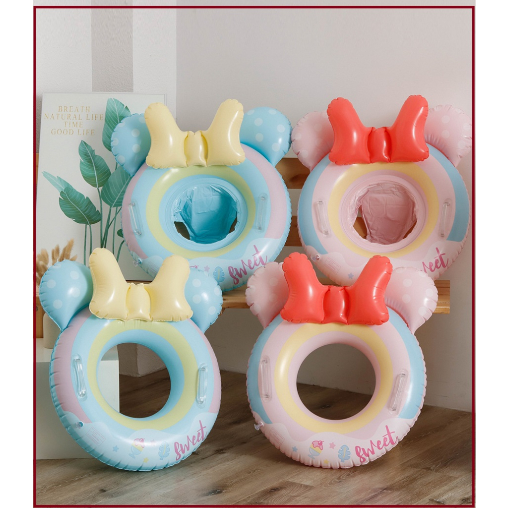 Selangor Stock Minnie Float Seat Baby Ring Swim Inflatable Swimming