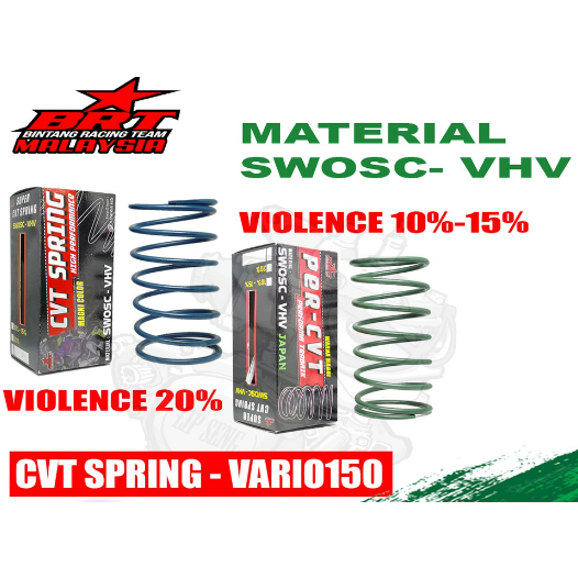 BRT RACING CVT SPRING *** 10 % -15 % / 20 % *** ADV 150 / ADV 160 / PCX ...