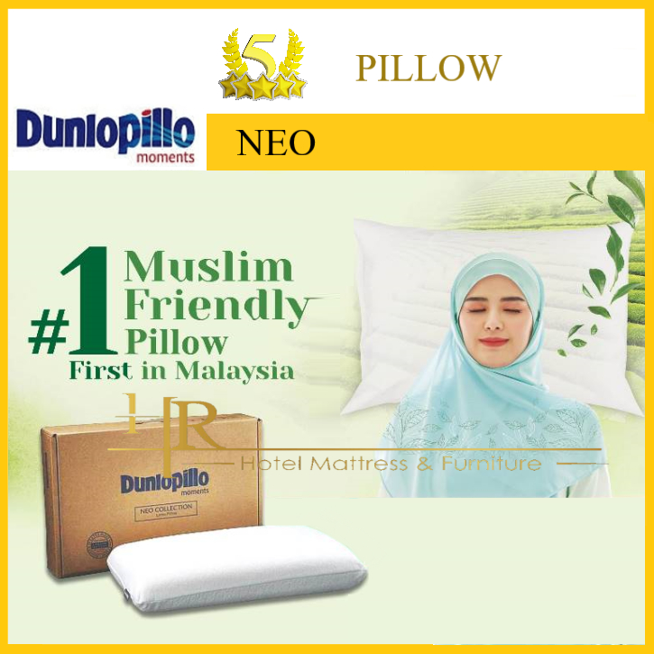 Dunlopillo Neo 100 Dunlop Latex Pillow Muslim Friendly First In