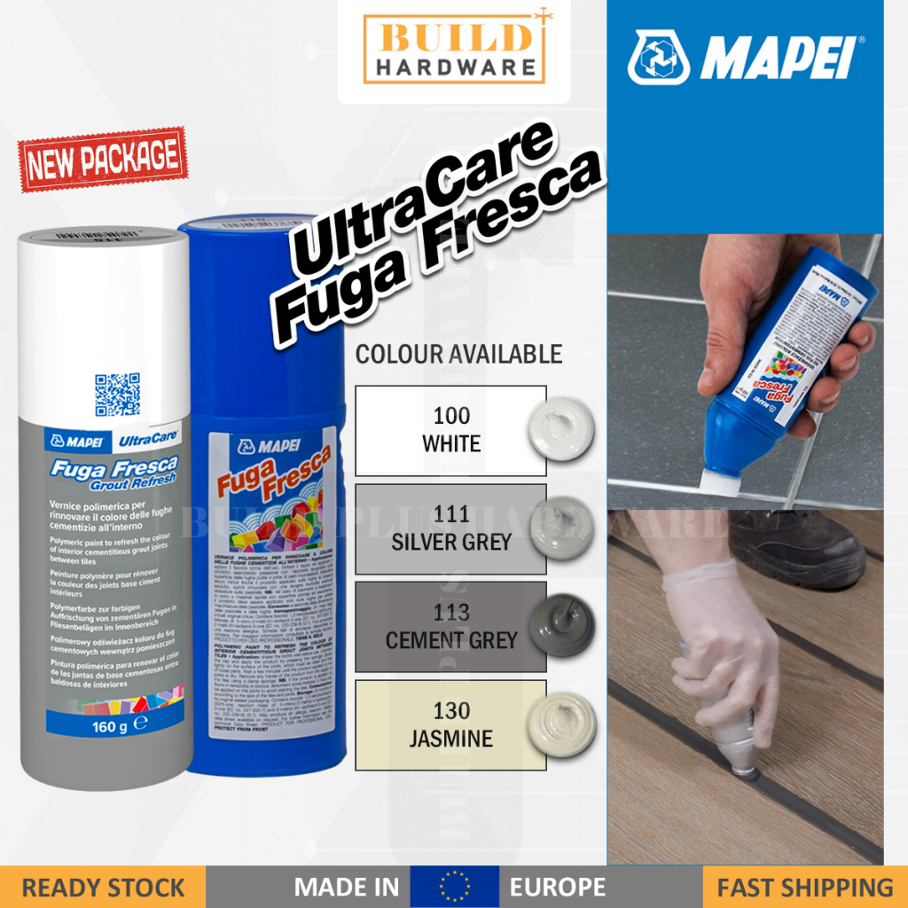 MAPEI Ultracare FUGA Fresca Fresh Escape 152 LIQUIRICE Polymer Paint To Renew The Color Of Cement Joints Bottle 160 Gr