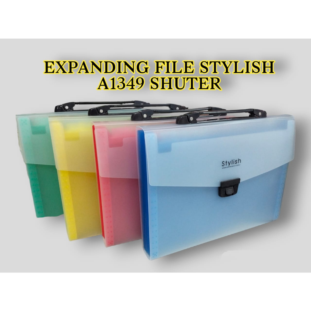 EXPANDING FILE STYLISH A1349 SHUTER | Shopee Malaysia