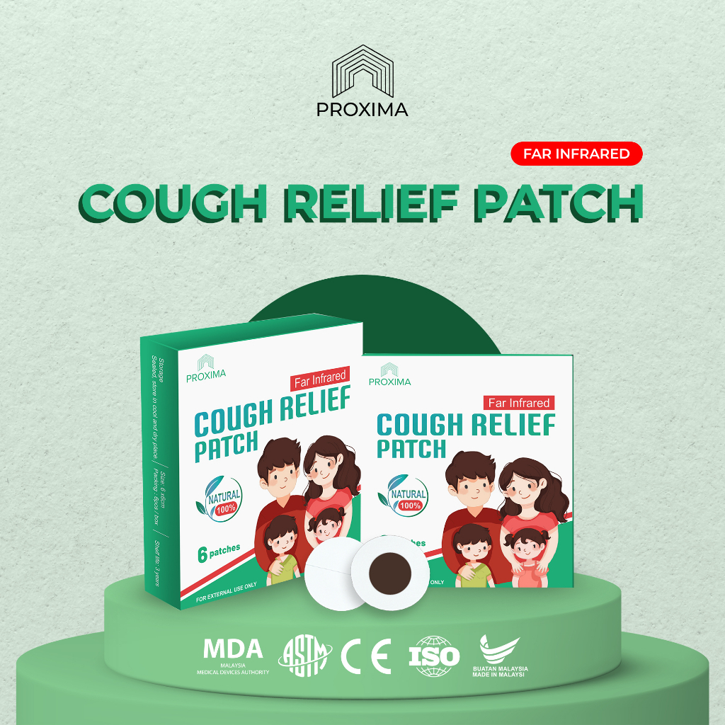 PROXIMA COUGH RELIEF PATCH 6'S (EXP 01/2027) | Shopee Malaysia