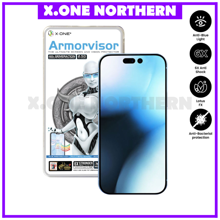 X.ONE ARMORVISOR (CLEAR/PRIVACY) IPHONE 15/14/13/12 PRO MAX FULLSCREEN